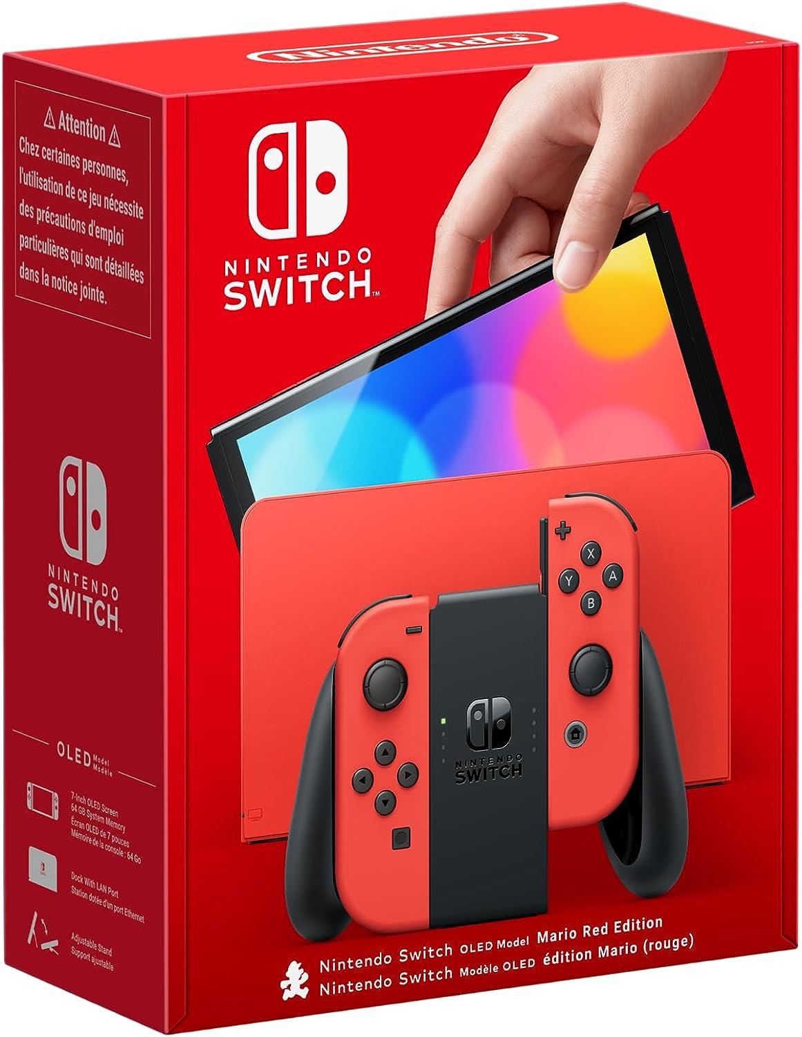 NINTENDO CONSOLE NINTENDO SWITCH OLED MARIO RED EDITION